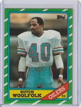 1986 Topps Base Set #352 Butch Woolfolk