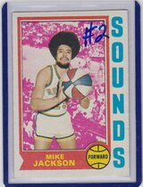 1974 Topps Base Set #261 Mike Jackson