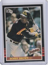 1985 Donruss Base Set #383 Bobby Brown