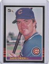 1985 Donruss Base Set #483 Dave Owen