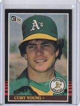 1985 Donruss Base Set #522 Curt Young
