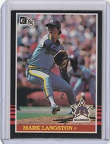 1985 Donruss Base Set #557 Mark Langston