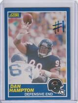 1989 Score Base Set #7 Dan Hampton