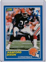 1989 Score Base Set #59 Hanford Dixon