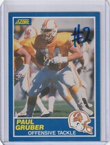 1989 Score Base Set #77 Paul Gruber