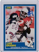 1989 Score Base Set #102 Luis Sharpe