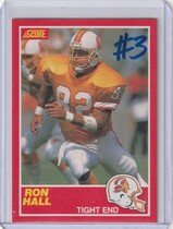 1989 Score Base Set #126 Ron Hall