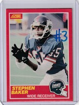 1989 Score Base Set #180 Stephen Baker