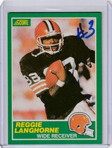 1989 Score Base Set #229 Reggie Langhorne
