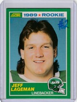 1989 Score Base Set #267 Jeff Lageman