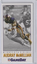 1992 Fleer GameDay #332 Audray McMillan