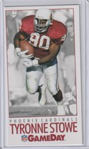 1992 Fleer GameDay #365 Tyronne Stowe