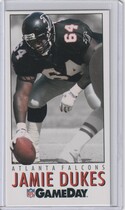 1992 Fleer GameDay #453 Jamie Dukes