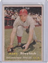 1957 Topps Base Set #224 Marv Blaylock