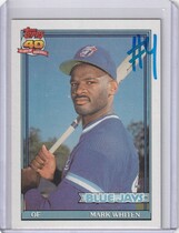 1991 Topps Base Set #588 Mark Whiten