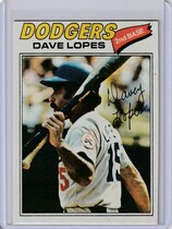 1977 Topps Base Set #180 Dave Lopes