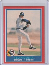 1987 Fleer Hottest Stars #22 Teddy Higuera