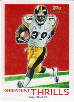 2009 Topps National Chicle Greatest Thrills #GT9 Willie Parker