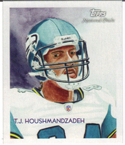 2009 Topps National Chicle Mini Chicle Back #124 T.J. Houshmandzadeh
