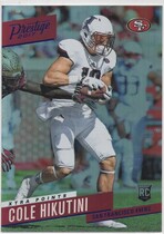 2017 Panini Prestige Xtra Points Blue #258 Cole Hikutini