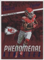 2017 Panini Prestige Phenomenal Athletes Xtra Points Blue #24 Jamaal Charles