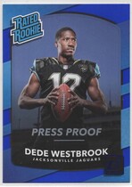 2017 Donruss Press Proof Blue #337 Dede Westbrook