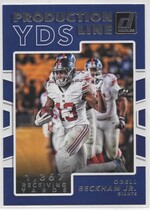 2017 Donruss Production Line Yardage #13 Odell Beckham Jr.