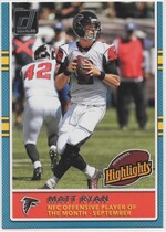 2017 Donruss Highlights #17 Matt Ryan