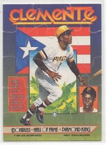 1987 Donruss Wax Box Cards #PUZ Roberto Clemente