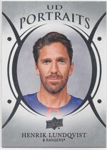 2018 Upper Deck UD Portraits #P-30 Henrik Lundqvist