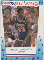 1989 Fleer Stickers #5 Magic Johnson