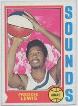 1974 Topps Base Set #263 Freddie Lewis