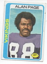 1978 Topps Base Set #406 Alan Page