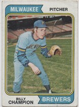 1974 Topps Base Set #391 Billy Champion