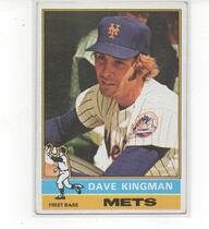 1976 Topps Base Set #40 Dave Kingman