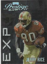 1999 Playoff Prestige EXP Reflections Silver #EX89 Jerry Rice
