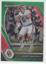 2021 Panini Prizm Draft Picks Green Wave Prizm #25 Baker Mayfield