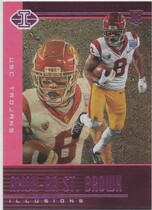 2021 Panini Chronicles Draft Picks Pink #124 Amon-Ra St. Brown