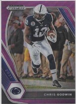 2021 Panini Prizm Draft Picks Purple Wave Prizm #65 Chris Godwin