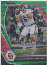 2021 Panini Prizm Draft Picks Green Prizm #25 Baker Mayfield
