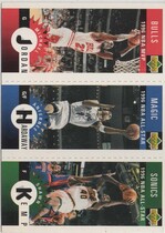 1996 Upper Deck Collectors Choice Mini Cards 1 #M78 Michael Jordan|Anfernee Hardaway|Shawn Kemp