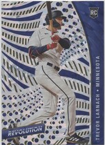 2021 Panini Chronicles Revolution Fractal #7 Trevor Larnach