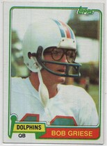 1981 Topps Base Set #482 Bob Griese
