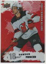2021 Upper Deck Rookie Commemorative Class Red Series 2 #RC-18 Dawson Mercer