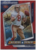2021 Panini Rookies & Stars Airborne Red Wave #AB-29 Steve Young