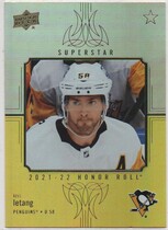 2021 Upper Deck Honor Roll Red Rainbow Series 2 #HR-99 Kris Letang