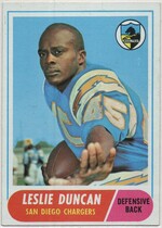 1968 Topps Base Set #167 Leslie Duncan