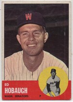 1963 Topps Base Set #423 Ed Hobaugh