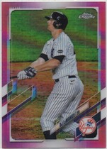 2021 Topps Chrome Pink Refractor #105 Dj Lemahieu