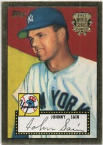 2002 Topps 1952 Reprints Series 2 #52R-16 Johnny Sain